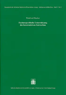Hacker |  Fachunspezifische Unterstützung des konstruktiven Entwerfens | Buch |  Sack Fachmedien