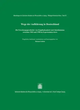 Schlott |  Wege der Aufklärung in Deutschland | Buch |  Sack Fachmedien