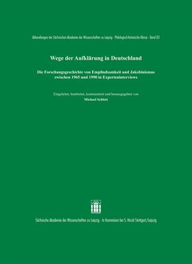 Schlott |  Wege der Aufklärung in Deutschland | Buch |  Sack Fachmedien