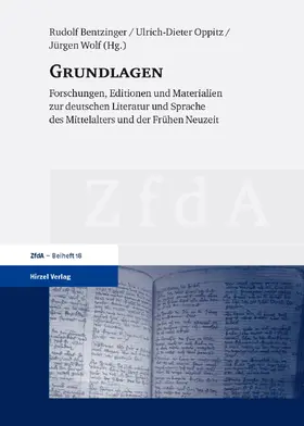 Bentzinger / Oppitz / Wolf |  Grundlagen | Buch |  Sack Fachmedien