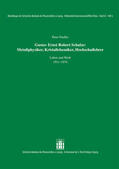 Paufler |  Gustav Ernst Robert Schulze: Metallphysiker, Kristallchemiker, Hochschullehrer | Buch |  Sack Fachmedien