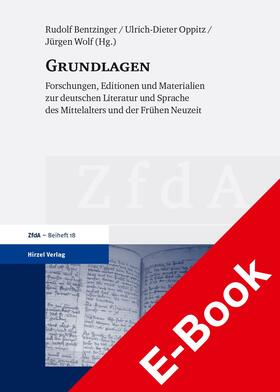 Bentzinger / Oppitz / Wolf | Grundlagen | E-Book | sack.de