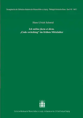 Schmid |  Ich meino facta et dicta | Buch |  Sack Fachmedien