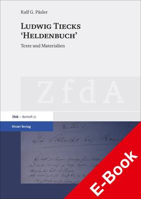 Päsler | Ludwig Tiecks "Heldenbuch" | E-Book | sack.de
