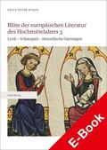 Knapp |  Blüte der europäischen Literatur des Hochmittelalters 3 | eBook | Sack Fachmedien