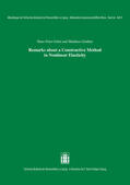 Gittel / Guenther |  Remarks about a Constructive Method in Nonlinear Elasticity | eBook | Sack Fachmedien