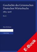 Kirkness |  Geschichte des Grimmschen Deutschen Wörterbuchs 1863–1908. Teil 1 und 2 | Buch |  Sack Fachmedien