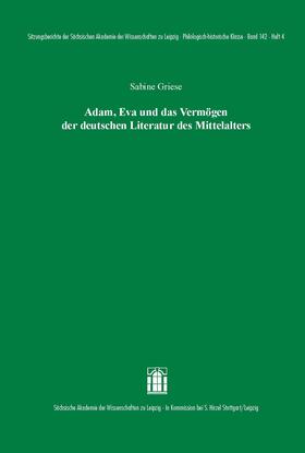Griese | Adam, Eva und das Vermögen der deutschen Literatur des Mittelalters | E-Book | sack.de