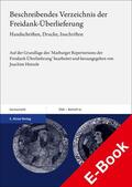 Heinzle |  Beschreibendes Verzeichnis der Freidank-Überlieferung | eBook | Sack Fachmedien