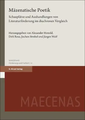 Honold / Rose / Strobel |  Mäzenatische Poetik | Buch |  Sack Fachmedien
