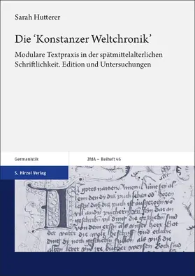 Hutterer |  Die 'Konstanzer Weltchronik' | eBook | Sack Fachmedien