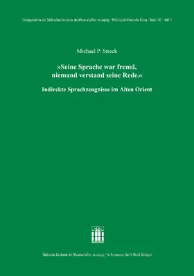 Streck |  'Seine Sprache war fremd, niemand verstand seine Rede.' | Buch |  Sack Fachmedien