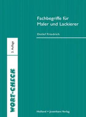 Friedrich |  Fachbegriffe für Maler und Lackierer | Buch |  Sack Fachmedien