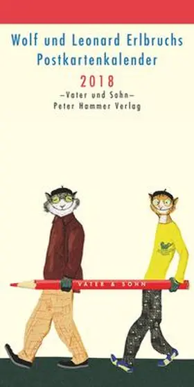  Wolf und Leonard Erlbruchs Postkartenkalender 2018 | Sonstiges |  Sack Fachmedien