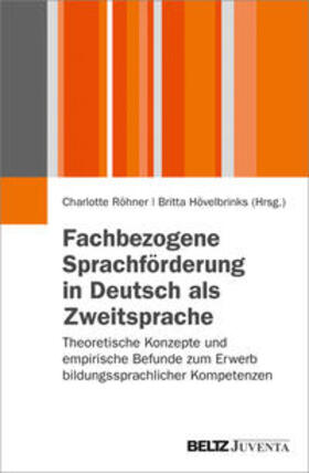 Röhner / Hövelbrinks |  Fachbezogene Sprachförderung in Deutsch als Zweitsprache | Buch |  Sack Fachmedien
