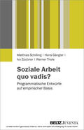 Züchner / Thole / Schilling |  Soziale Arbeit quo vadis? | eBook | Sack Fachmedien