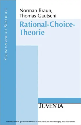 Braun / Gautschi |  Rational-Choice-Theorie | eBook | Sack Fachmedien