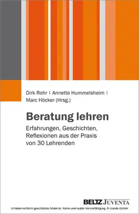 Rohr / Hummelsheim / Höcker |  Beratung lehren | eBook | Sack Fachmedien