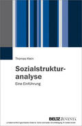 Klein |  Sozialstrukturanalyse | eBook | Sack Fachmedien