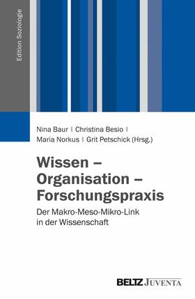 Baur / Besio / Norkus | Wissen - Organisation - Forschungspraxis | E-Book | sack.de