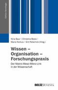 Baur / Besio / Norkus |  Wissen - Organisation - Forschungspraxis | eBook | Sack Fachmedien