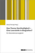 Herzog |  Das Thema Nachhaltigkeit - Eine Leerstelle in Biografien? | Buch |  Sack Fachmedien