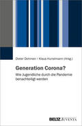 Dohmen / Hurrelmann |  Generation Corona? | Buch |  Sack Fachmedien