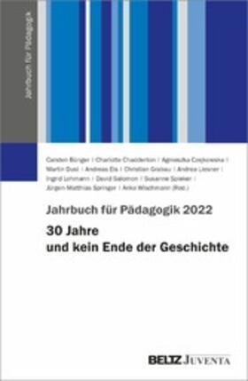 Dust / Spieker / Wischmann |  Jahrbuch für Pädagogik 2022 | eBook | Sack Fachmedien