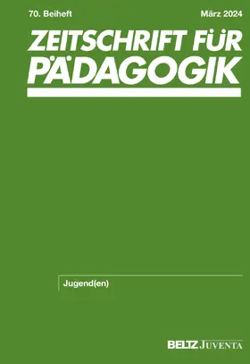 Grunert / Helsper / Hummrich |  Zeitschrift für Pädagogik 70.Beiheft 2024: Jugend(en) | Buch |  Sack Fachmedien