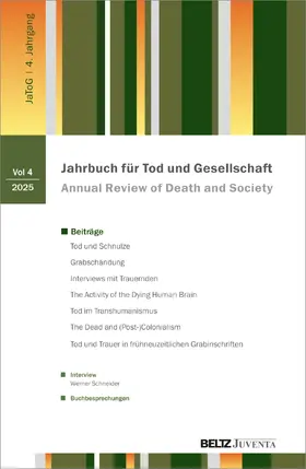 Benkel / Meitzler |  Jahrbuch für Tod und Gesellschaft 2025 | Buch |  Sack Fachmedien