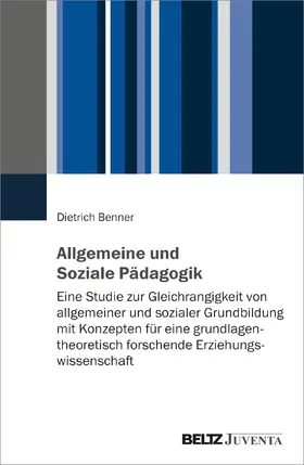 Benner |  Allgemeine und Soziale Pädagogik | Buch |  Sack Fachmedien