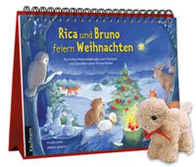 Lückel |  Rica und Bruno feiern Weihnachten. Mit einem Stoffschaf | Buch |  Sack Fachmedien