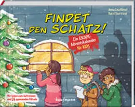 Kiesel |  Findet den Schatz! - Ein Escape-Adventskalender für Kids | Buch |  Sack Fachmedien