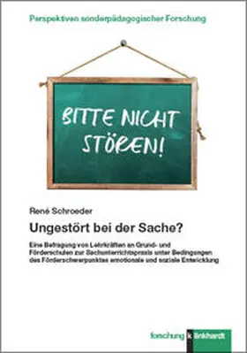 Schroeder |  Ungestört bei der Sache? | Buch |  Sack Fachmedien