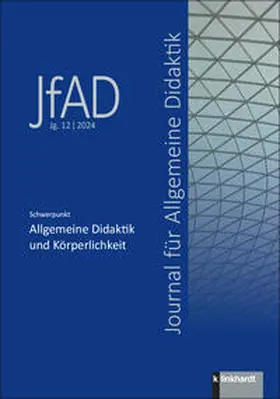 Esslinger-Hinz / Reinmann |  Journal für Allgemeine Didaktik (JfAD) Jg.12 / 2024 | Buch |  Sack Fachmedien