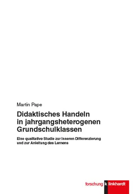 Pape |  Didaktisches Handeln in jahrgangsheterogenen Grundschulklassen | eBook | Sack Fachmedien