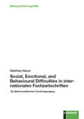 Meyer |  Social, Emotional, and Behavioural Difficulties in internationalen Fachzeitschriften | eBook | Sack Fachmedien