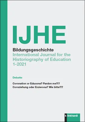 Fuchs / Horlacher / Tröhler |  IJHE Bildungsgeschichte | eBook | Sack Fachmedien