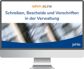 Schreiben, Bescheide und Vorschriften in der Verwaltung online | Jehle Verlag | Datenbank | sack.de