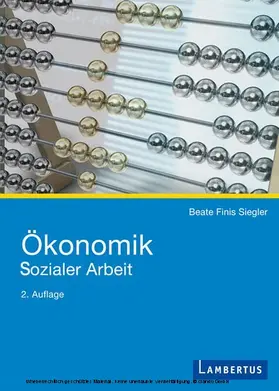 Finis-Siegler | Ökonomik Sozialer Arbeit | E-Book | www.sack.de