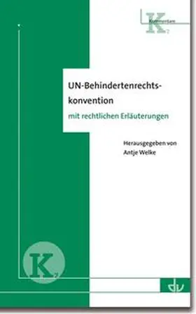 Welke | UN-Behindertenrechtskonvention | Buch | 978-3-7841-2099-7 | www.sack.de