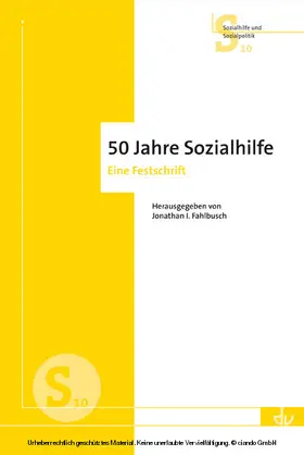 Fahlbusch | 50 Jahre Sozialhilfe | E-Book | www.sack.de