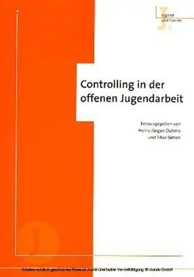 Dahme / Simon |  Controlling in der offenen Jugendarbeit | eBook | Sack Fachmedien