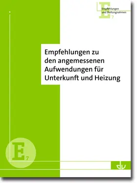 Deutscher Verein für öffentliche und private Fürsorge e.V. | Empfehlungen zur Angemessenheit von Leistungen für Unterkunft und Heizung im SGB II und SGB XII | Buch | 978-3-7841-2673-9 | sack.de