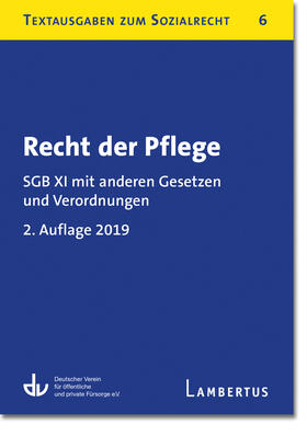 Deutscher Verein für öffentliche und private Fürsorge e.V. / Verlag | Recht der Pflege | E-Book | sack.de