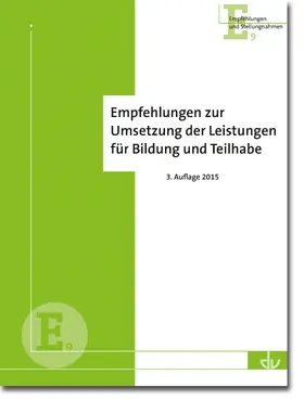 Lambertus-Verlag |  Empfehlungen des DV zur Umsetzung der Leistungen für Bildung und Teilhabe | eBook | Sack Fachmedien