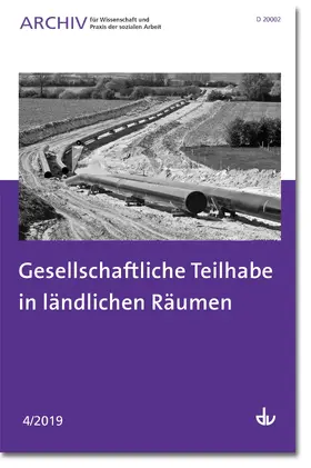 Deutscher Verein für öffentliche und private Fürsorge e.V. |  Gesellschaftliche Teilhabe in ländlichen Räumen | Buch |  Sack Fachmedien