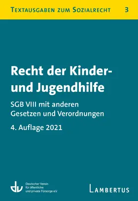 Lambertus-Verlag |  Recht der Kinder- und Jugendhilfe - SGB VIII mit anderen Gesetzen und Verordnungen | eBook | Sack Fachmedien