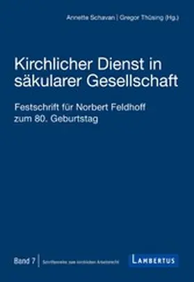 Schavan / Thüsing |  Kirchlicher Dienst in säkularer Gesellschaft | eBook | Sack Fachmedien