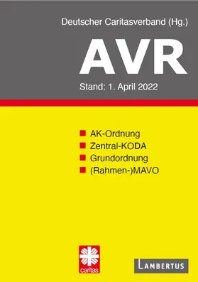 Deutscher Caritasverband |  AVR Buchausgabe 2022 | Buch |  Sack Fachmedien